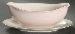 Fine Arts Royal Splendor Gravy Boat with Attached Underplate, Fine China Dinnerw