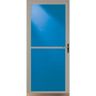 LARSON Sandstone Tradewinds Full View Tempered Glass Storm Door (Common 81 in x 36 in; Actual 80.71 in x 37.56 in)