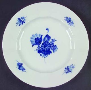 Royal Copenhagen Blue Flowers Luncheon Plate, Fine China Dinnerware   Angular, D