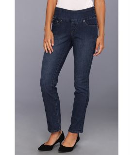 Jag Jeans Petite Peri Pull On Straight in Anchor Blue Womens Jeans (Blue)