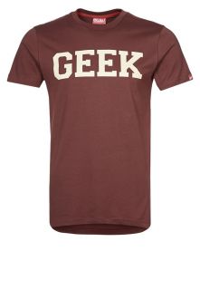 Otaku   COLLEGE GEEK   Print T shirt   red