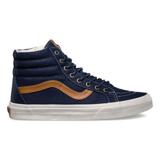 Coated Canvas Sk8 Hi Reissue Mens Shoes Dress Blues In Sizes 9, 11, 13, 9.