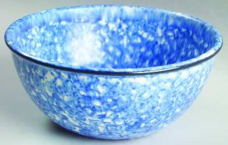 Stangl Town & Country Blue 8 Round Vegetable Bowl, Fine China Dinnerware   Blue