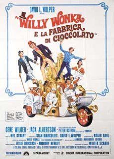 WILLY WONKA AND THE CHOCOLATE FACTORY 1971 Original Italian Due Fogli Movie Poster Gene Wilder Gene Wilder Entertainment Collectibles