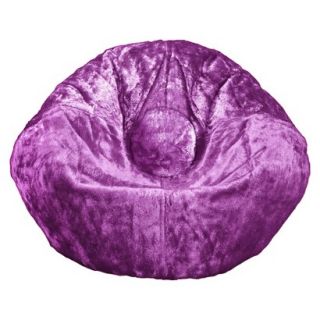 Bean Bag Chair Ace Bayou Chenille Bean Bag Chair   Ultra Violet