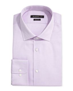 Long Sleeve Textured Solid Shirt, Hyacinth