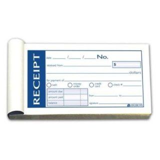 Adams Business Forms Products   Money/Rent Receipt Bk, Tape Bound, 2 Part, 2 3/4"x5 3/8", 50/BK   Sold as 1 EA   Money/rent receipt book lets you record rent payments and other types of payments. Each form indicates a place to record date, payer&
