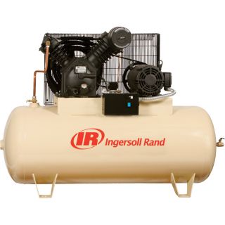 Ingersoll Rand Type 30 Reciprocating Air Compressor   15 HP, 200 Volt 3 Phase,