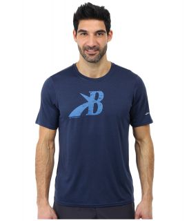 Brooks EZ T III Flying B Mens T Shirt (Navy)