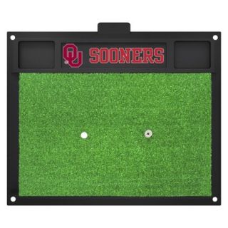 Fanmats NCAA Oklahoma Sooners Golf Hitting Mats   Green/Black (20 L x 17 W x