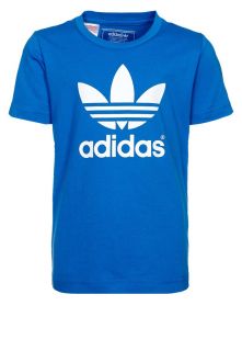 adidas Originals   J TREFOIL   Print T shirt   blue