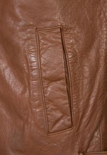 Nudie Jeans   ERVIN   Leather jacket   brown