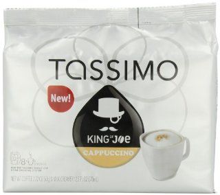 Tassimo King of Joe, Cappuccino, 8 Servings  Coffee Brewing Machine Cups  Grocery & Gourmet Food
