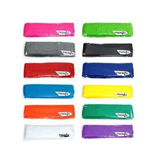 COSMOS  12 PCS Different Color Cotton Sports Basketball Headband /Sweatband Head Sweat Band/Brace  Sports & Outdoors