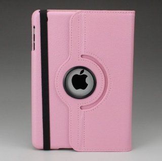 SANOXY 360 Rotating PU Leather Case Cover Stand for Apple iPad Mini (Pink) Computers & Accessories