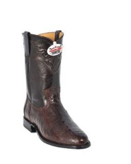 Los Altos Men's Ostrich Leg Cowboy Boots (11+EE+Mens+US, Brown) Shoes