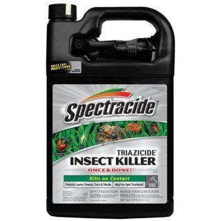 Spectracide Triazicide Once and Done Insect Killer, 1 Gallon  Pest Controlling Insects  Patio, Lawn & Garden