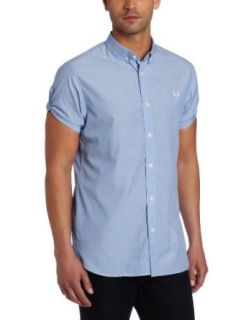 Fred Perry Men's Tipped End On End Shirt at  Mens Clothing store