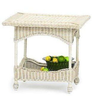 Mainly Baskets Wicker Center Table   End Tables