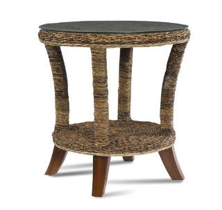 Seagrass End Table   Wicker End Tables