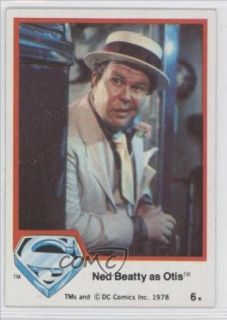 Ned Beatty as Otis (Trading Card) 1978 Superman The Movie #6 Entertainment Collectibles