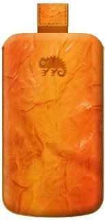 KATINKAS 2108046923 Special Effect Leather Case with Pull Tab for HTC One S   1 Pack   Retail Packaging   Orange Cell Phones & Accessories