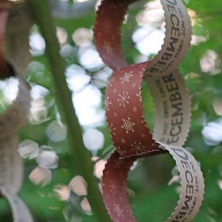 christmas paper chains by the wedding of my dreams