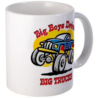 Monster Truck 5th Birthday Mug by pinkinkart