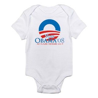 Vote Barack Obama 08 Logo Infant Bodysuit by jcapparel