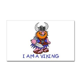 Funny Viking Rectangle Decal by jdpdesigns