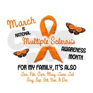 MS Awareness Month 2.2 Rectangle Decal by orangeribbon