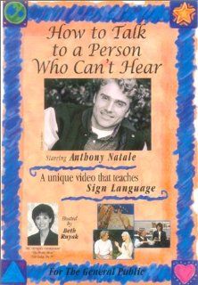 Sign Language Fun for Everyone How to Talk to a Person Who Can't Hear [VHS] Anthony Natale, Kathy Buckley, Christine Jenkins, Brady Connell Movies & TV