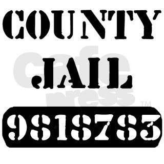 Jail Inmate Number 9818783 Rectangle Decal by scarebaby