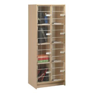 Tot Mate Eight Compartment Wood Lockers