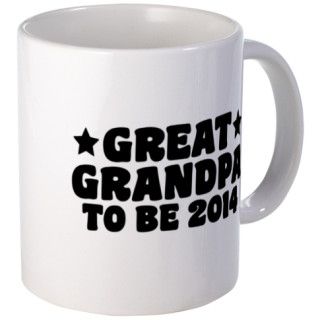 Great Grandpa To Be 2014 Mug by zipetees