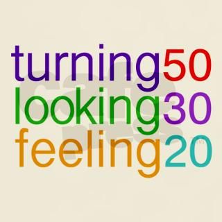 Turning 50 Looking 30 T Shirt by redmustang