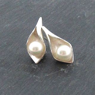 calla lily studs by emma kate francis