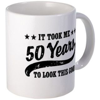 Funny 50th Birthday Mug by sumoretees