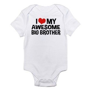 Awesome Big Brother Infant Bodysuit by zipetees