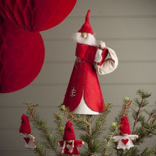 nordic christmas santa tree topper by the contemporary home