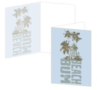 ECOeverywhere Be A Beach Bum Boxed Card Set, 12 Cards and Envelopes, 4 x 6 Inches, Multicolored (bc14334)  Blank Postcards 