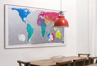large world map by the future mapping company