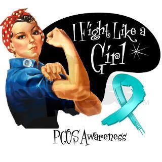 PCOS I Fight Like a Girl Keychains by fightlikeagirlshirts