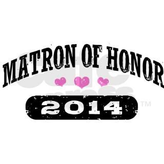 Matron of Honor 2014 Rectangle Magnet by endlesstees