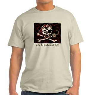 Real Pirates Bottle of Rum Ash Grey T Shirt by stopmadcowboy