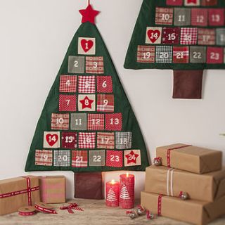 personalised advent calendar by the contemporary home