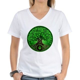 Circle Celtic Tree of Life Shirt by artoffoxvox