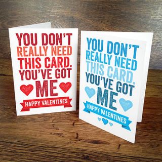 bold personalised valentines card by a is for alphabet