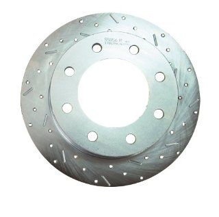 SSBC 23529AA3R Drilled Slotted Plated Rear Passenger Side Rotor for 1999 05 F450/550 except Exiter Ring (02 05) Automotive