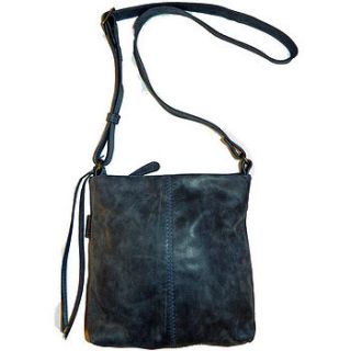 tibana square small cross over blue bag by incantation home & living